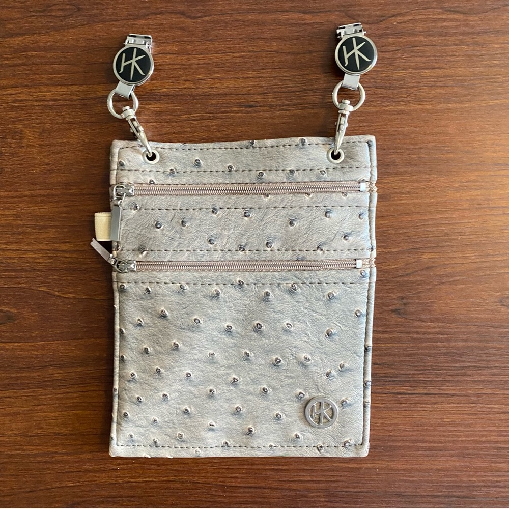 The Hip Klip Side Purse in Vegan Ostrich